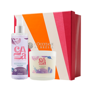 Presente Bem-Estar Relaxante: Perfume de Ambiente e Vela Perfumada